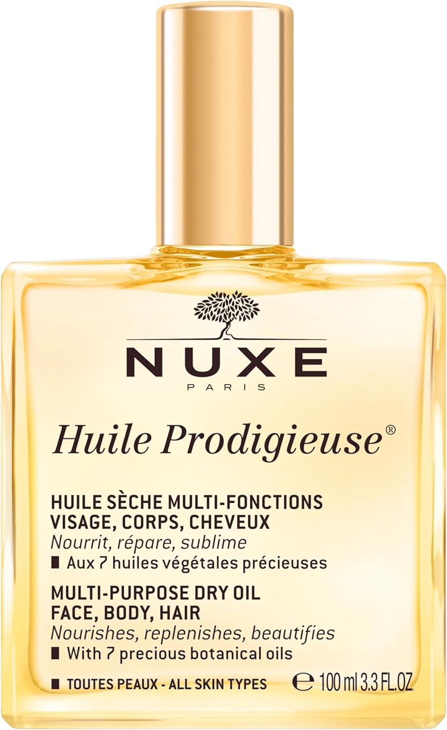 Nuxe Huile Prodigieuse Multi-Purpose Dry Oil (Face, Body, Hair) 100 ml