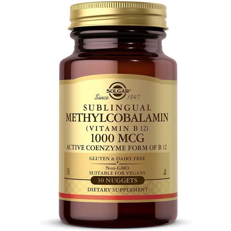 Solgar Methylcobalamin (Vitamin B12) 1000 mcg 30 Tablets