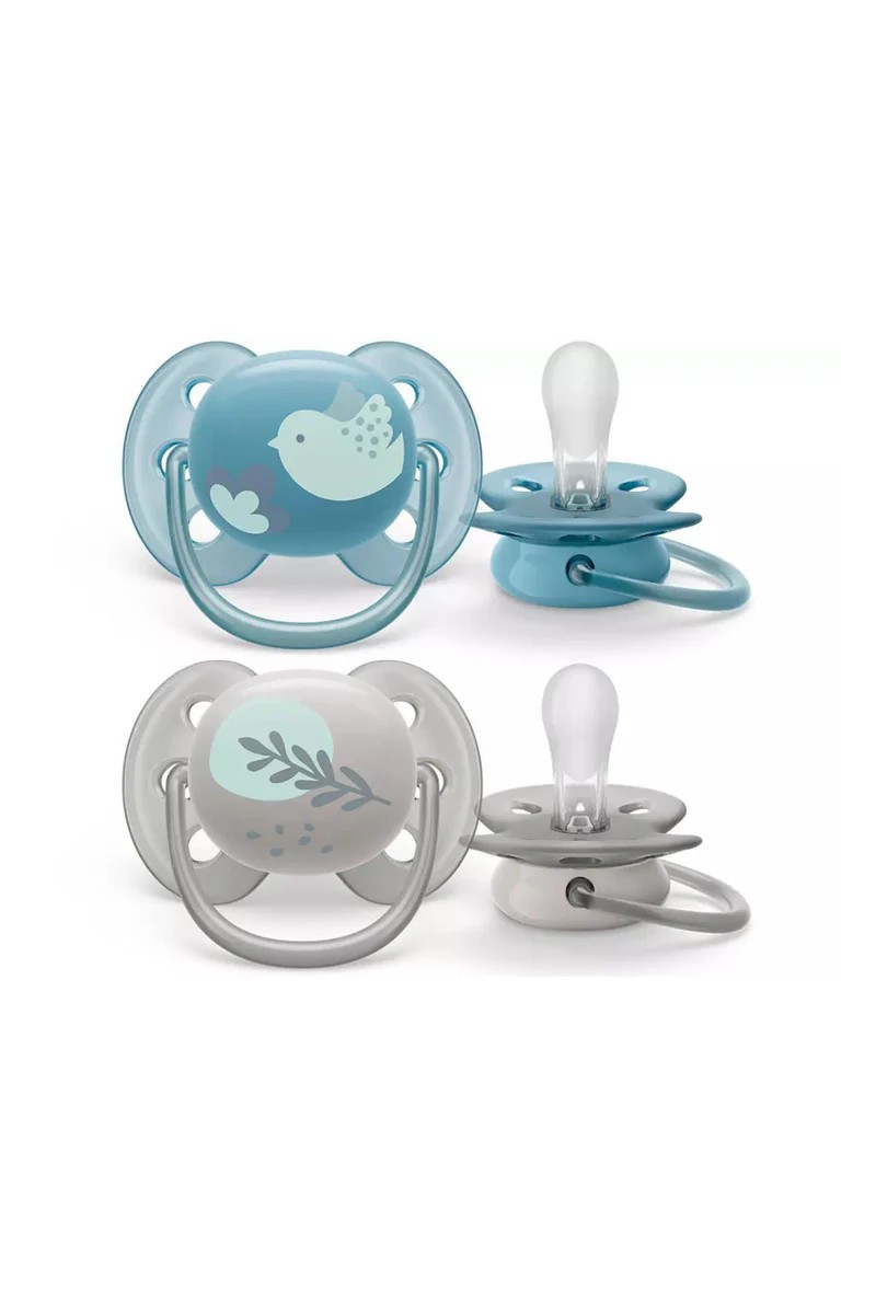 Philips Avent Ultra Soft Pacifier 6-18 Months 2-Pack - For Boys