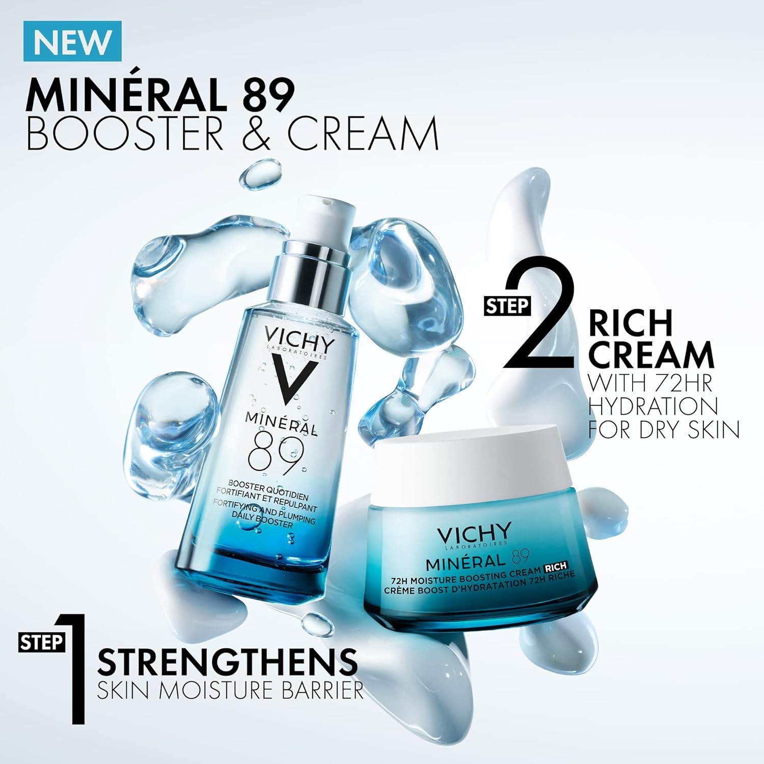 Vichy Mineral 89 Rich Moisture Boosting Cream 50 ml