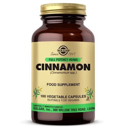 Solgar Cinnamon 100 Capsules
