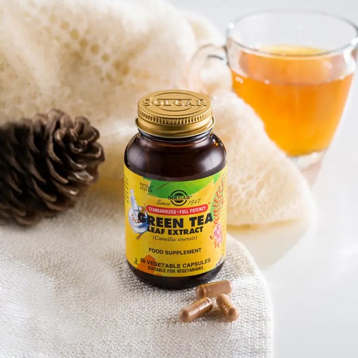 Solgar Green Tea Leaf Extract 60 Capsules