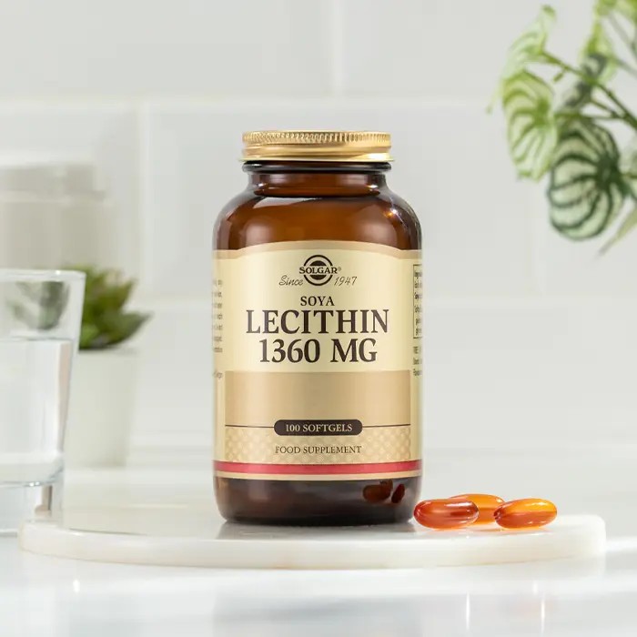 Solgar Lecithin 1360 mg 100 Capsules