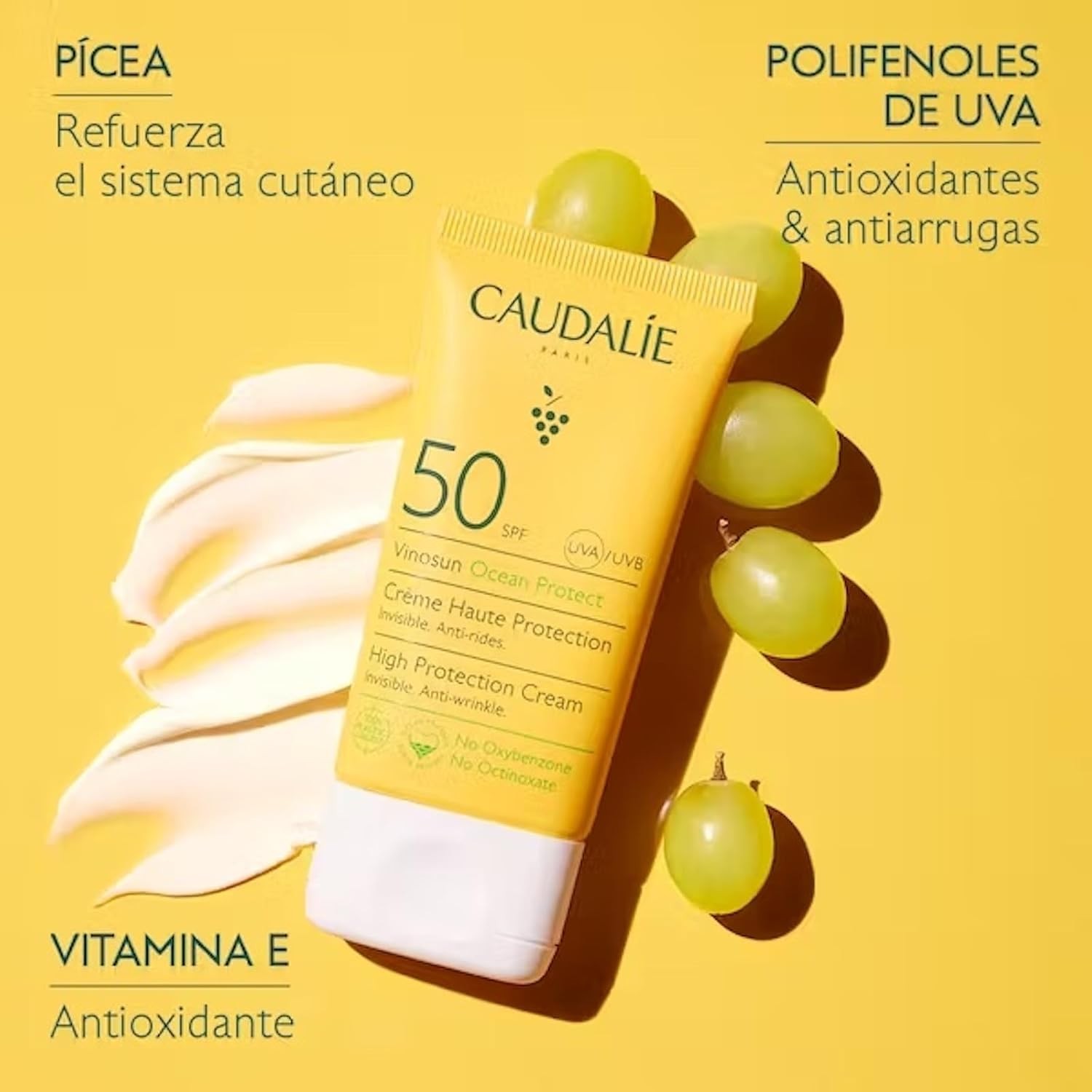 Caudalie Vinosun Protect High Protection Sunscreen SPF50 , 50 ml