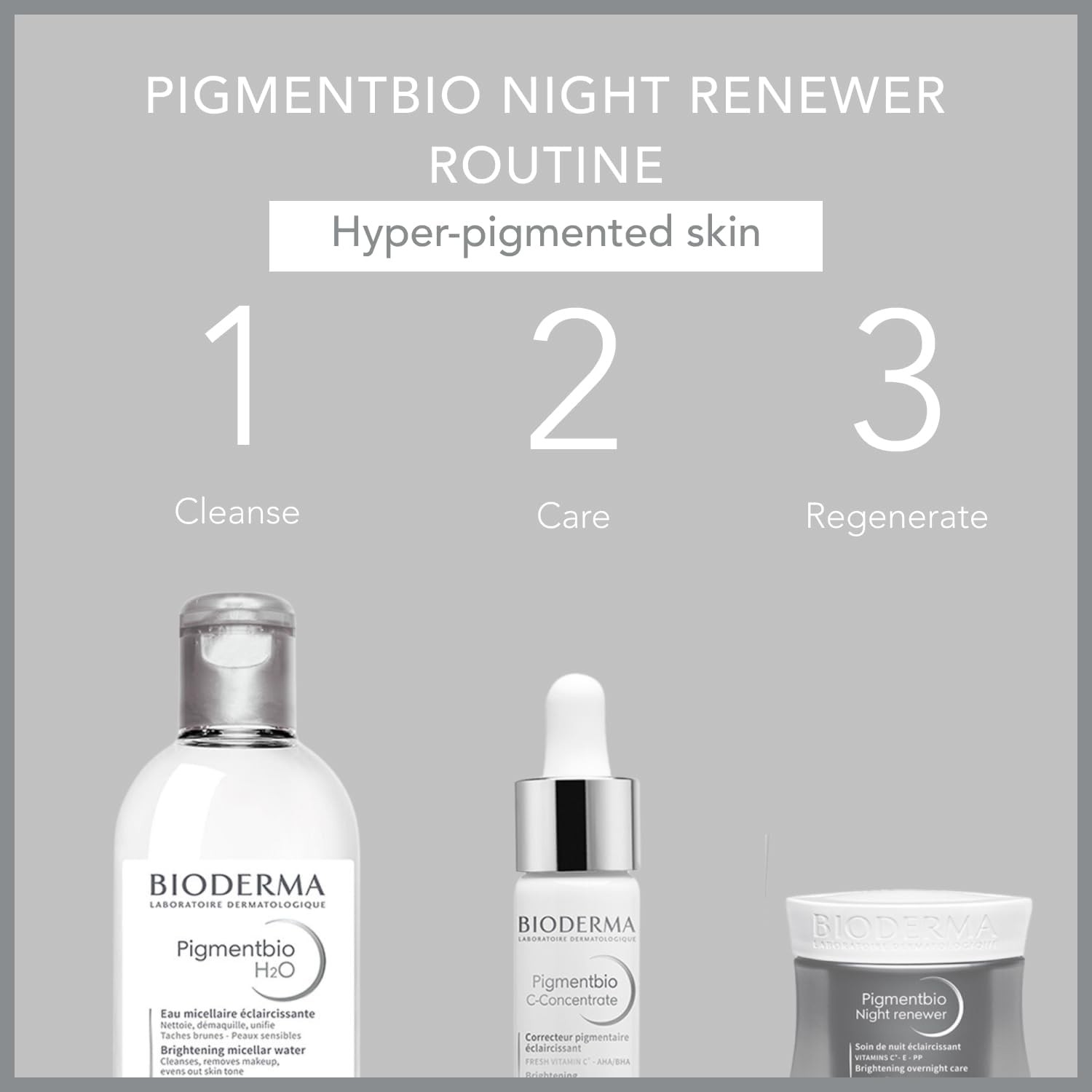 Bioderma Pigmentbio Night Renewer Brightening Overnight Cream Skin, 50 ml