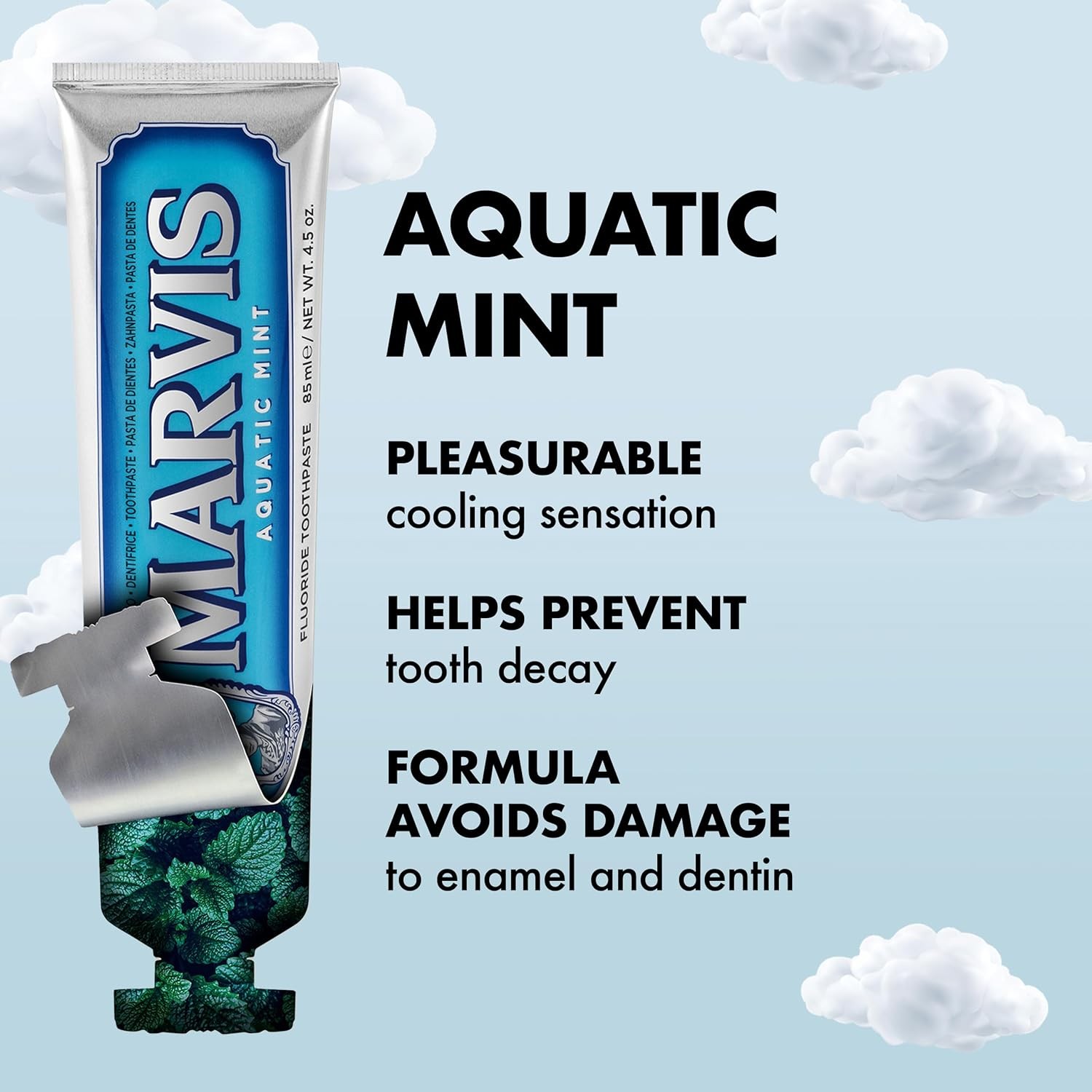 Marvis Aquatic Mint Toothpaste - 85ml