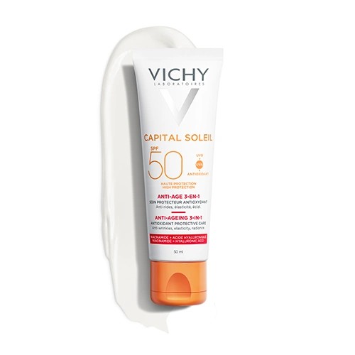 Vichy Capital Ideal Soleil SPF50 Anti-Age 3-in-1 Antioxidant Care Cream 50ml