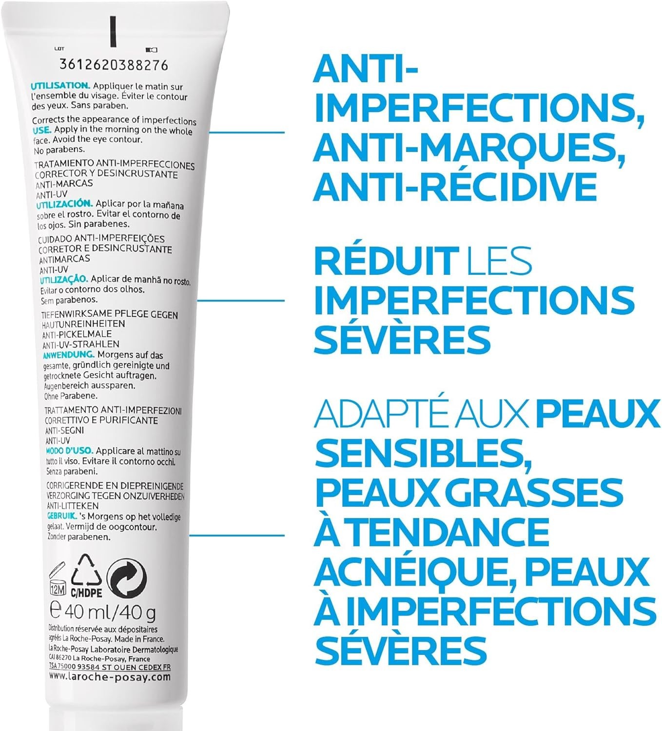 La Roche-Posay Effaclar Duo [+] SPF 30, 40ml