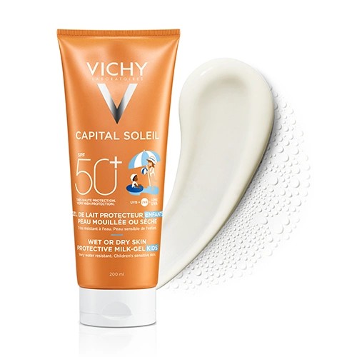 Vichy Capital Soleil SPF 50 Face and Body Lotion 200 ml - For Children