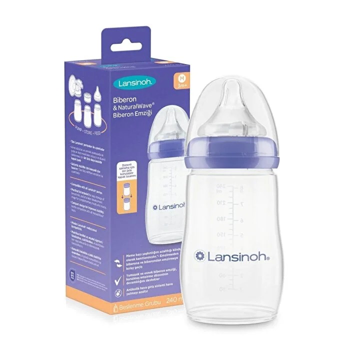 Lansinoh Bottle & Nipple 240 ml