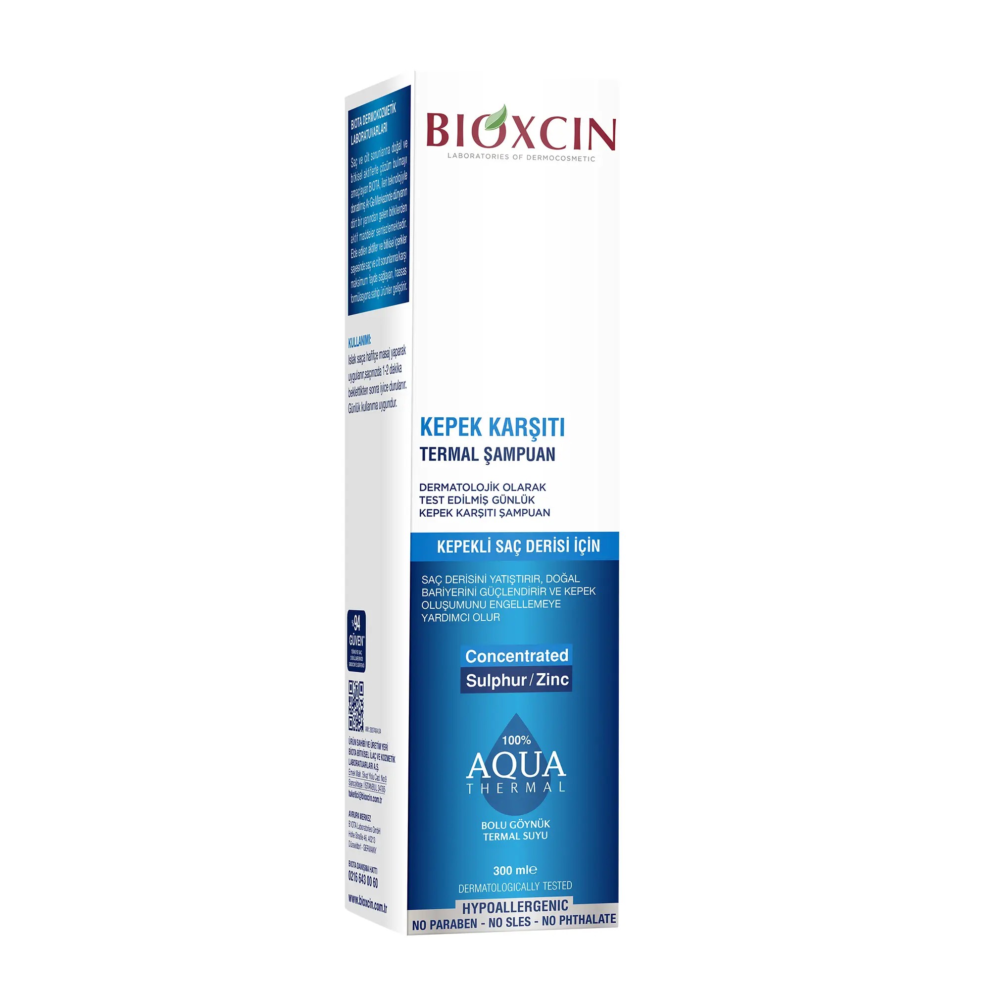 Bioxcin Anti-Dandruff Thermal Shampoo 300ml