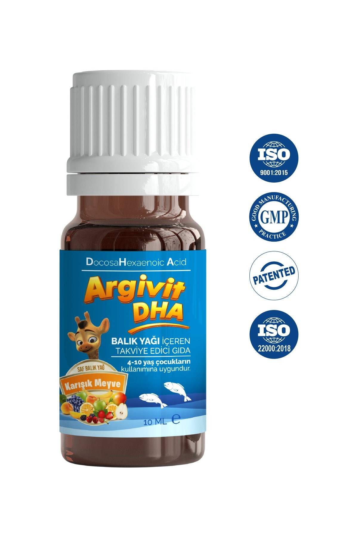 Argivit DHA Fish Oil Supplement 10 ml