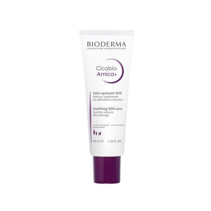 Bioderma Cicabio Arnica+ SOS Soothing Cream for Skin Damage of Baby Children Adult, 40ml