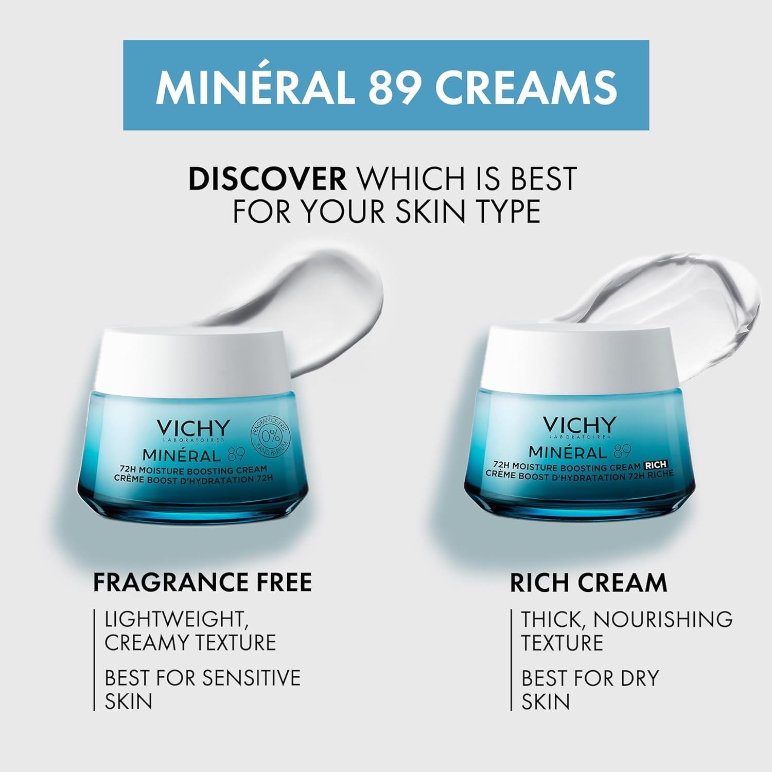 Vichy Mineral 89 Rich Moisture Boosting Cream 50 ml