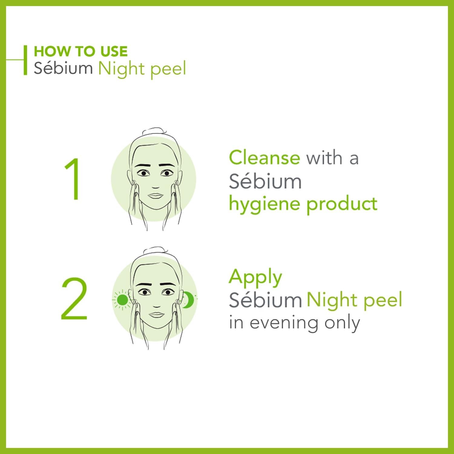 Bioderma Sebium Night Peel Smoothing Concentrate Gel For Combination To Oily Skin With Blemishes, 40 ml