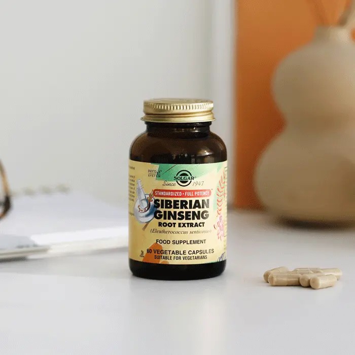 Solgar Siberian Ginseng Root Extract – 60 Capsules