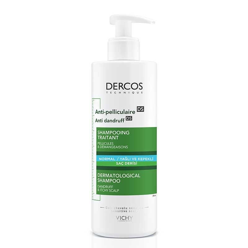 Vichy Dercos Anti Dandruff Shampoo 390ml - For Normal and Oily Hair