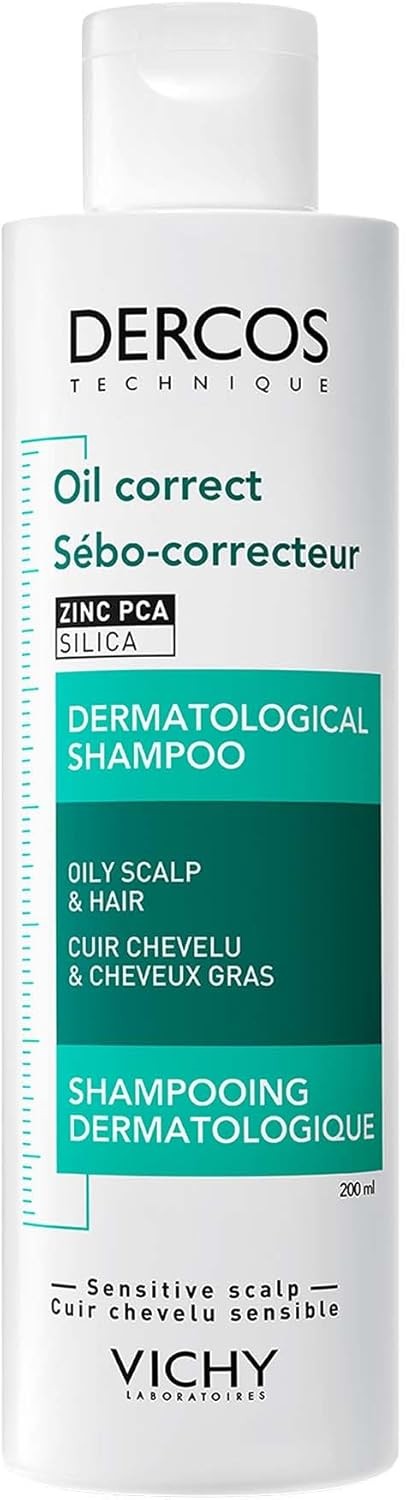 Vichy Dercos Oil Correct Sebum Control Shampoo 200 ml