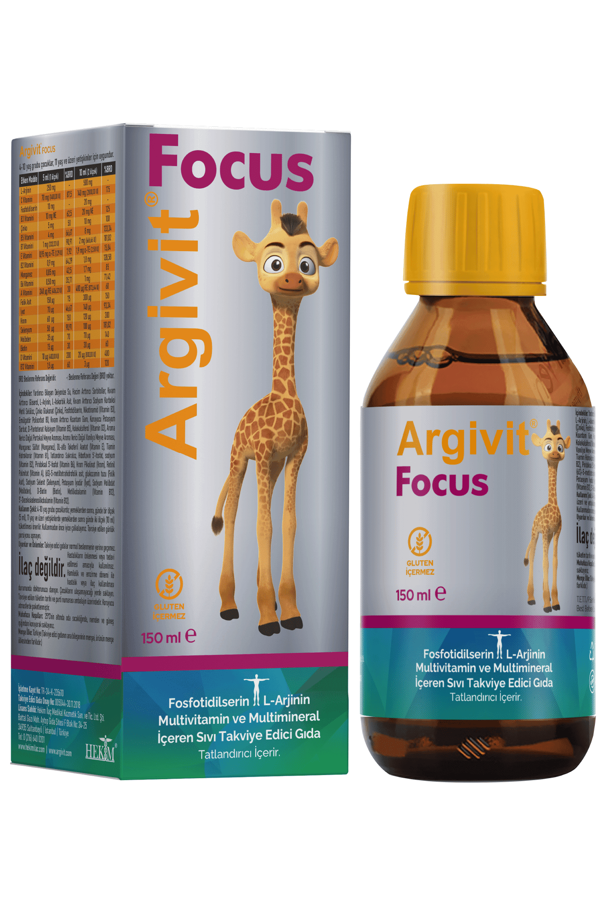 Argivit® Focus Liquid 150 ml