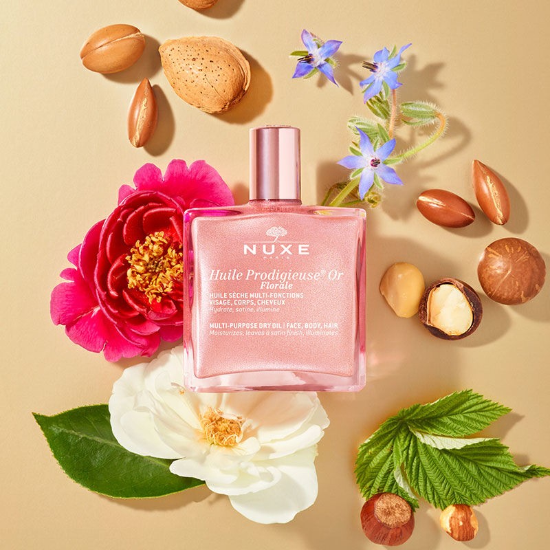 Nuxe Huile Prodigieuse OR Pink Shimmering Floral Multi-Purpose Dry Oil 50 ml