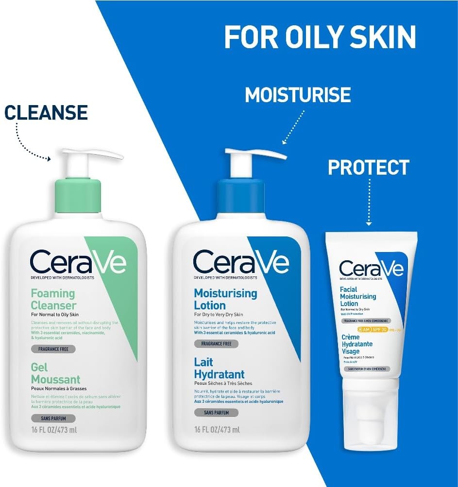 CeraVe Foaming Cleanser for Normal to Oily Skin 473 ml