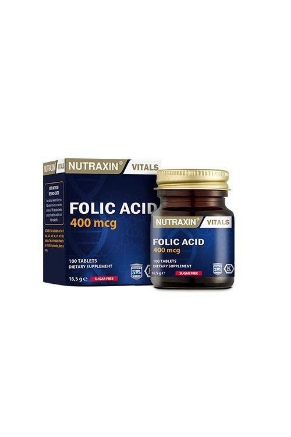 Nutraxin Folic Acid 100 Tablets