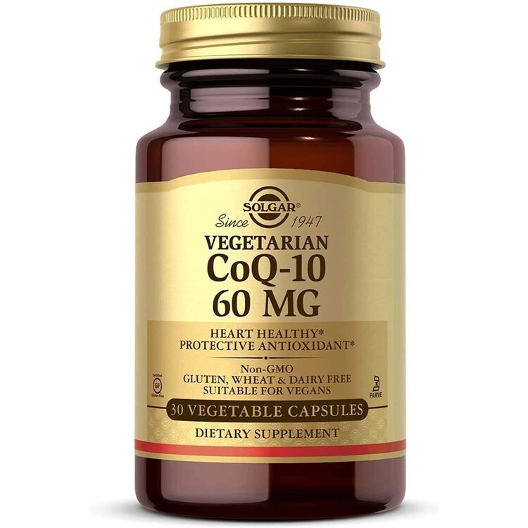 Solgar Coenzyme Q10 60mg 30 Capsules - Dietary Supplement