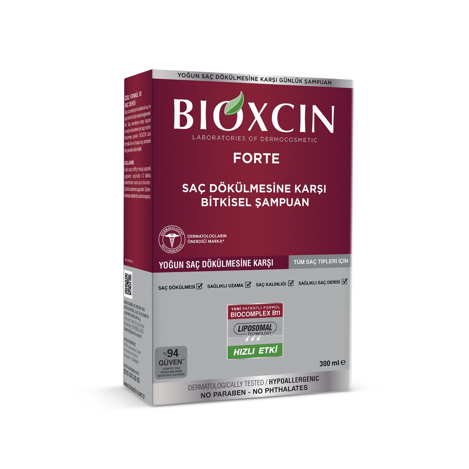 Bioxcin Forte Shampoo 300 ml