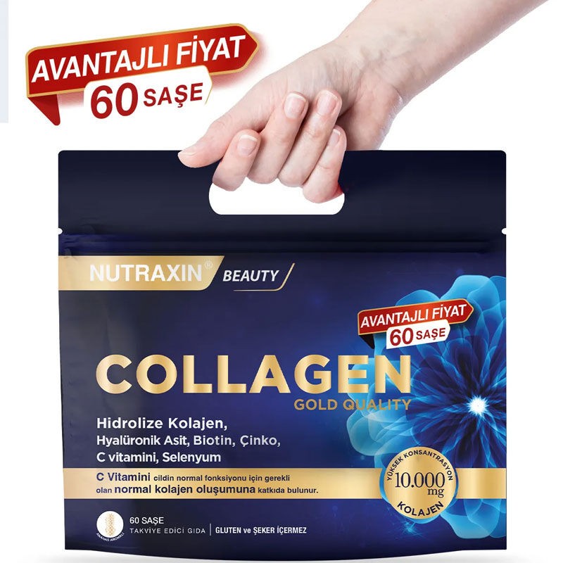 Nutraxin Collagen Gold Quality Hydrolyzed Collagen 60 Sachets