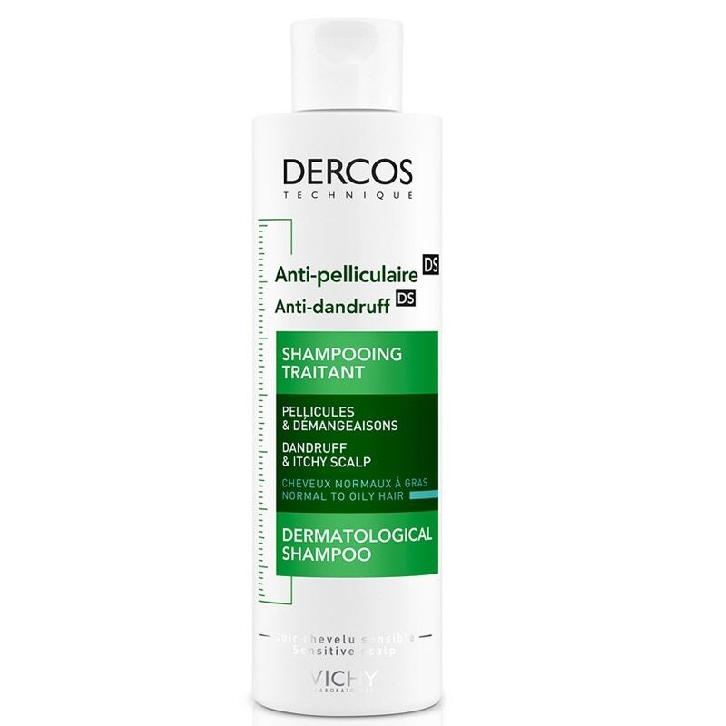 Vichy Dercos Anti-Dandruff Shampoo 200 ml - For Normal and Oily Hair