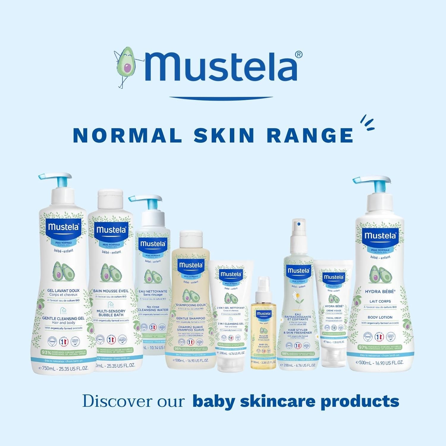 Mustela Gentle Shampoo 500ml