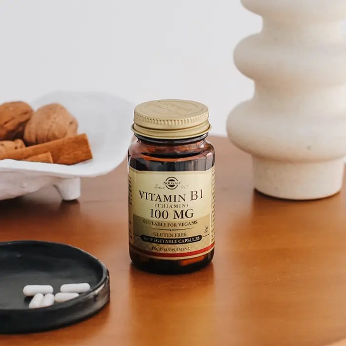 Solgar Vitamin B1 (Thiamine) 100 mg 100 Capsules