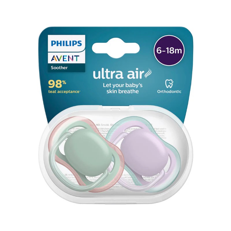 Philips Avent Ultra Air Pacifier Series 6-18 Months / Unisex