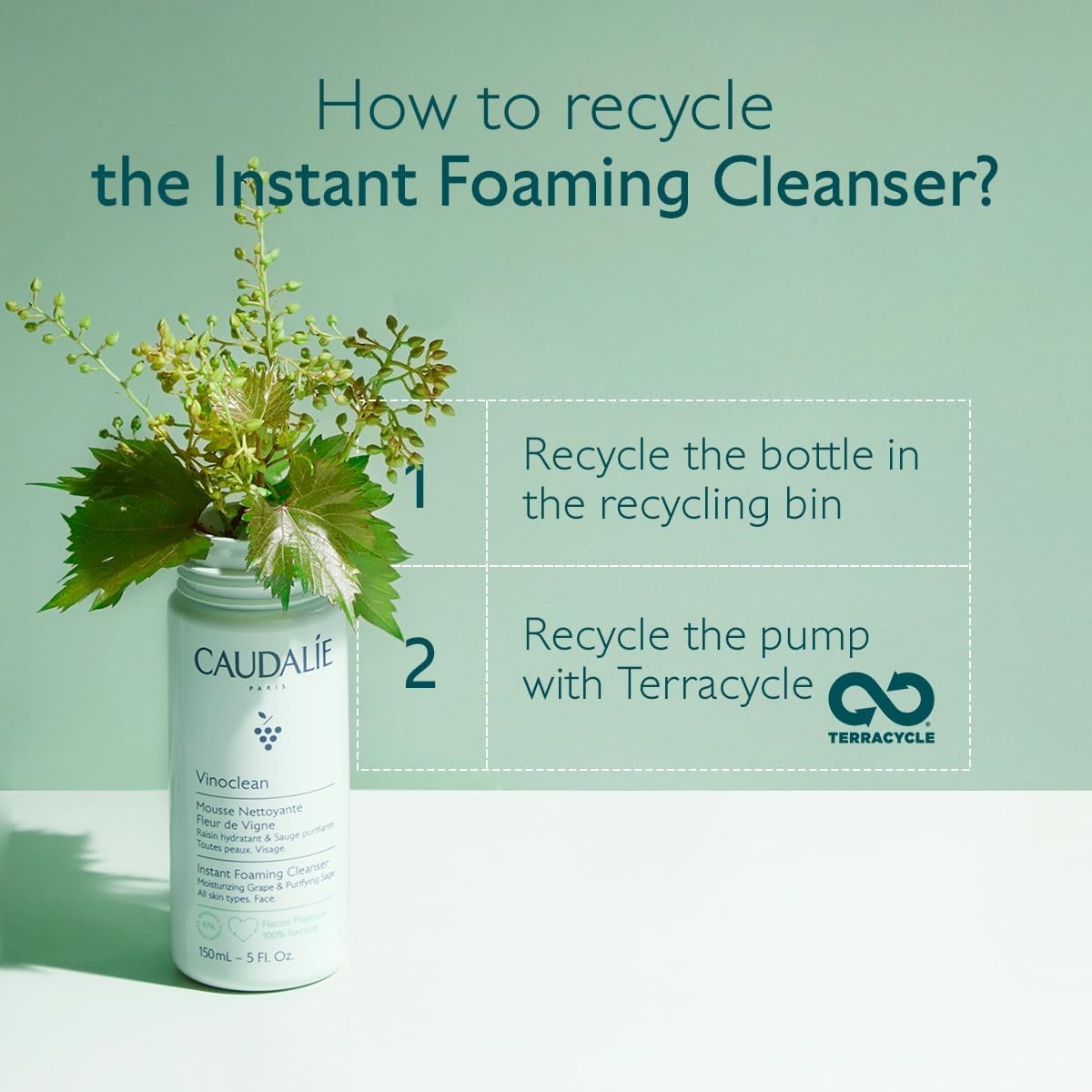 Caudalie Vinoclean Instant Foaming Cleanser 150 ml
