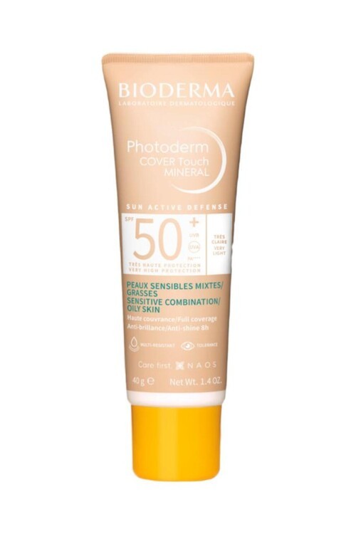 Bioderma Photoderm Cover Touch Mineral SPF50+ 40 جرام - خفيف جدًا