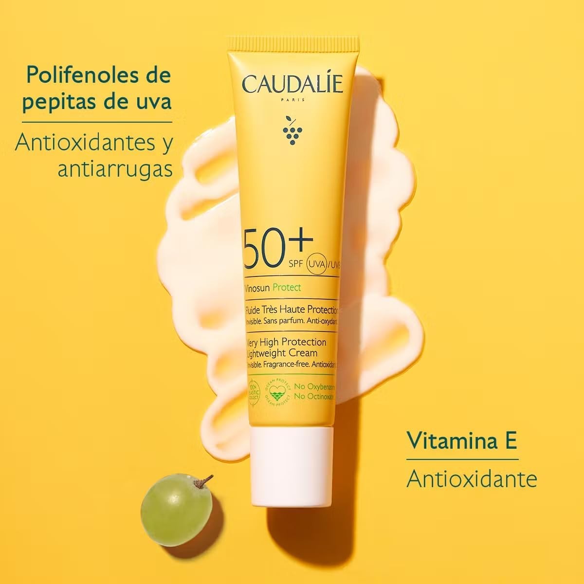 Caudalie Vinosun Very High Protection Lightweight Cream SPF50+ 40 ml