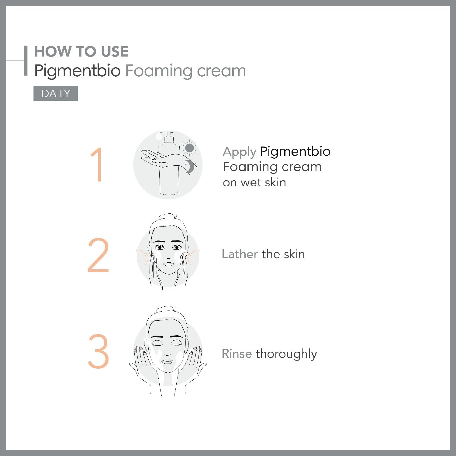 Bioderma Pigmentbio Foaming Cream Brightening Exfoliating Cleanser, 500 Ml