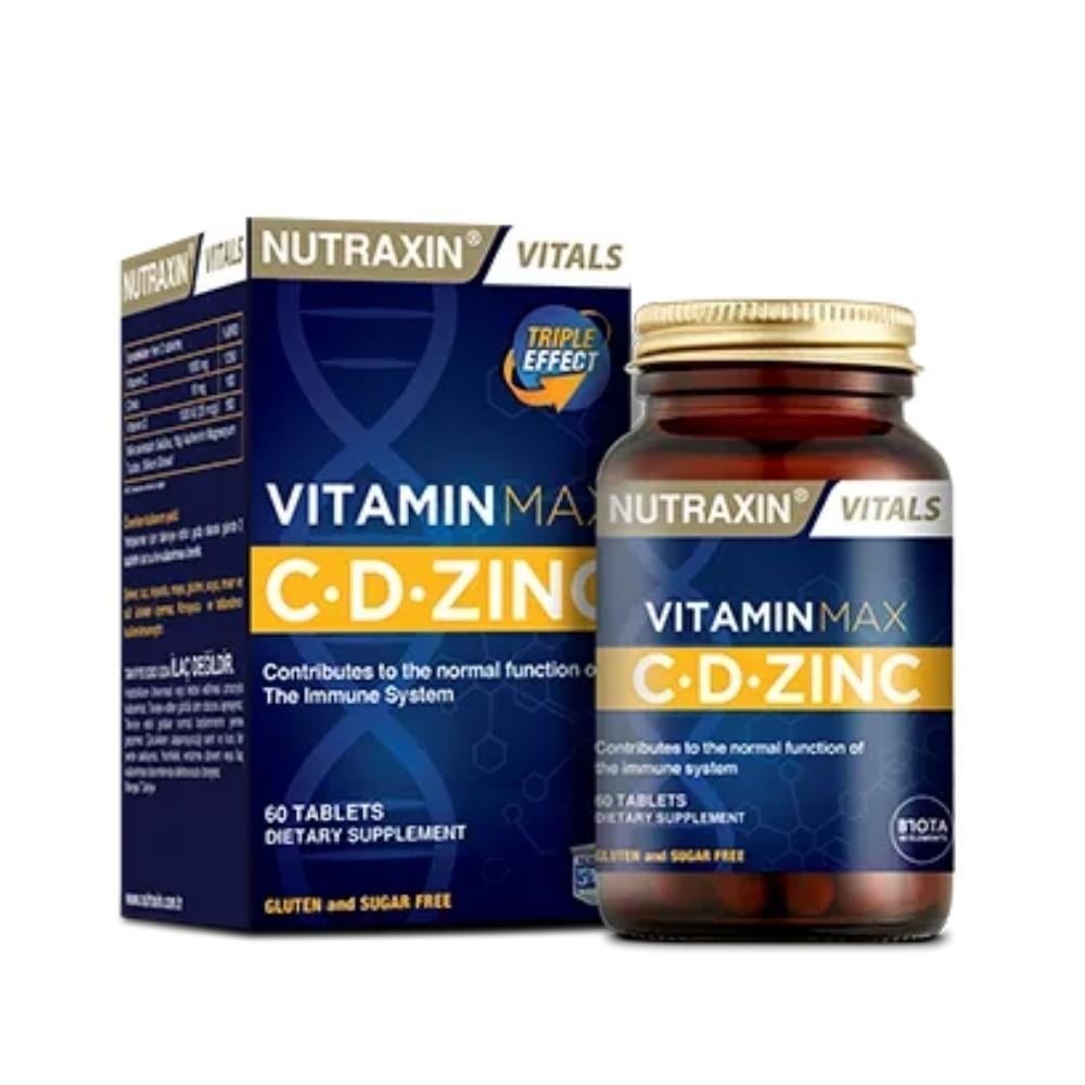 Nutraxin Vitamin Max C.D Zinc 60 Tablets