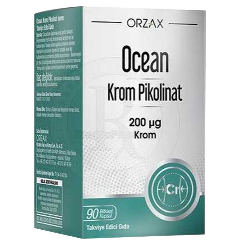 Orzax Ocean Chromium Picolinate - 90 Vegetable Capsules