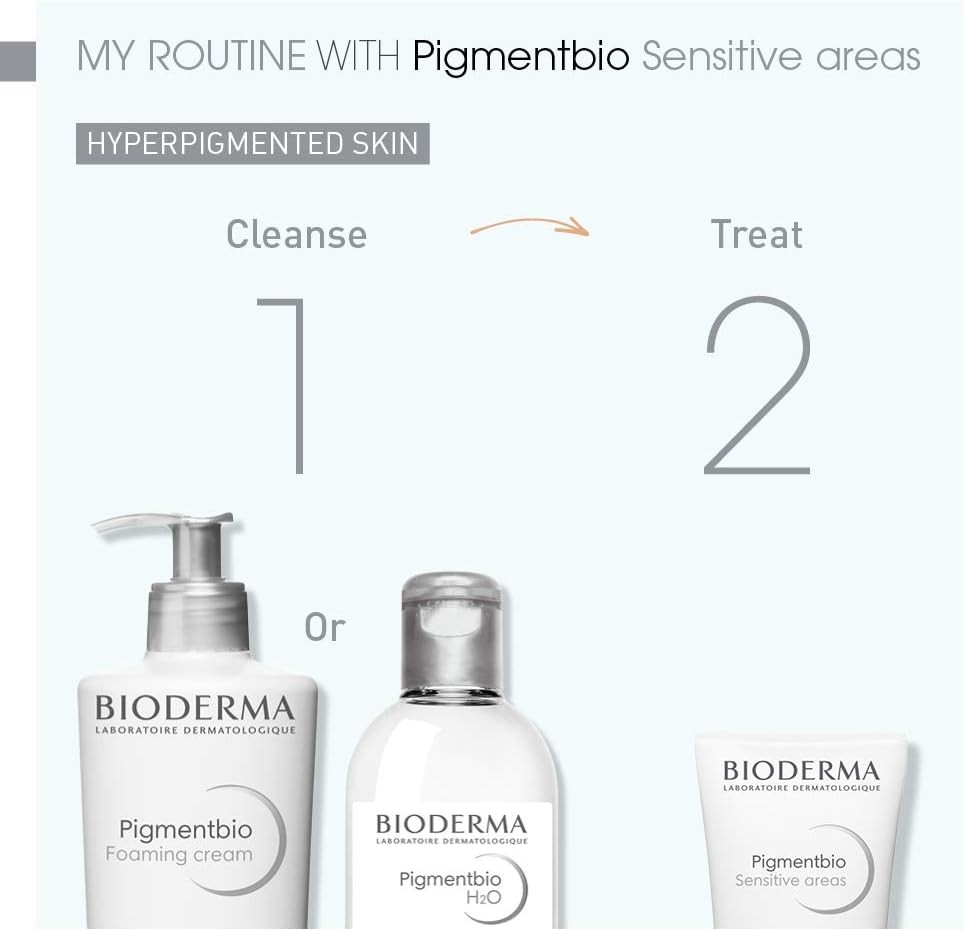 Bioderma Pigmentbio Targeted Brightening Cream for Sensitive Areas, 75 ml