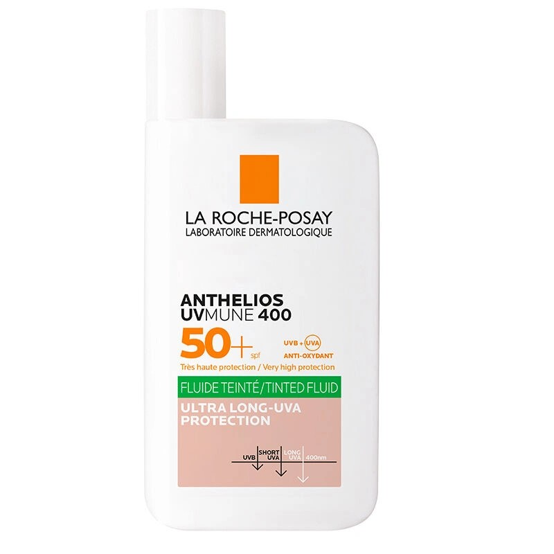 La Roche-Posay Anthelios UVmune400 Oil Control Fluide SPF50+ Tinted Face Sunscreen for Combination and Oily Skin 50 ml