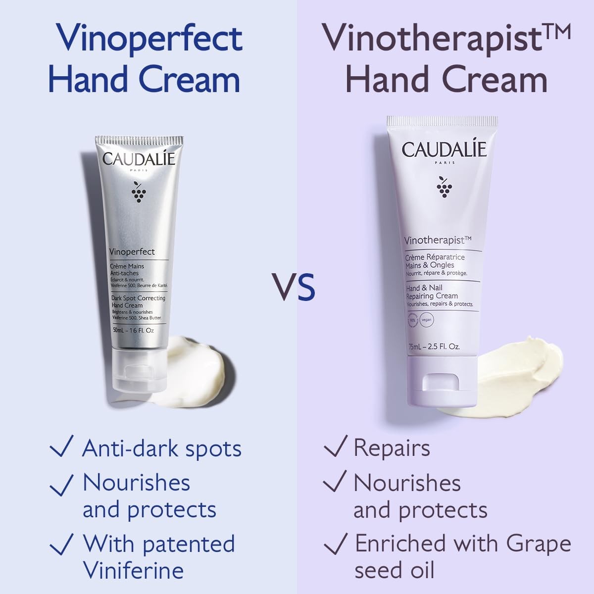 Caudalie Vinoperfect Dark Spot Hand Cream 50 ml
