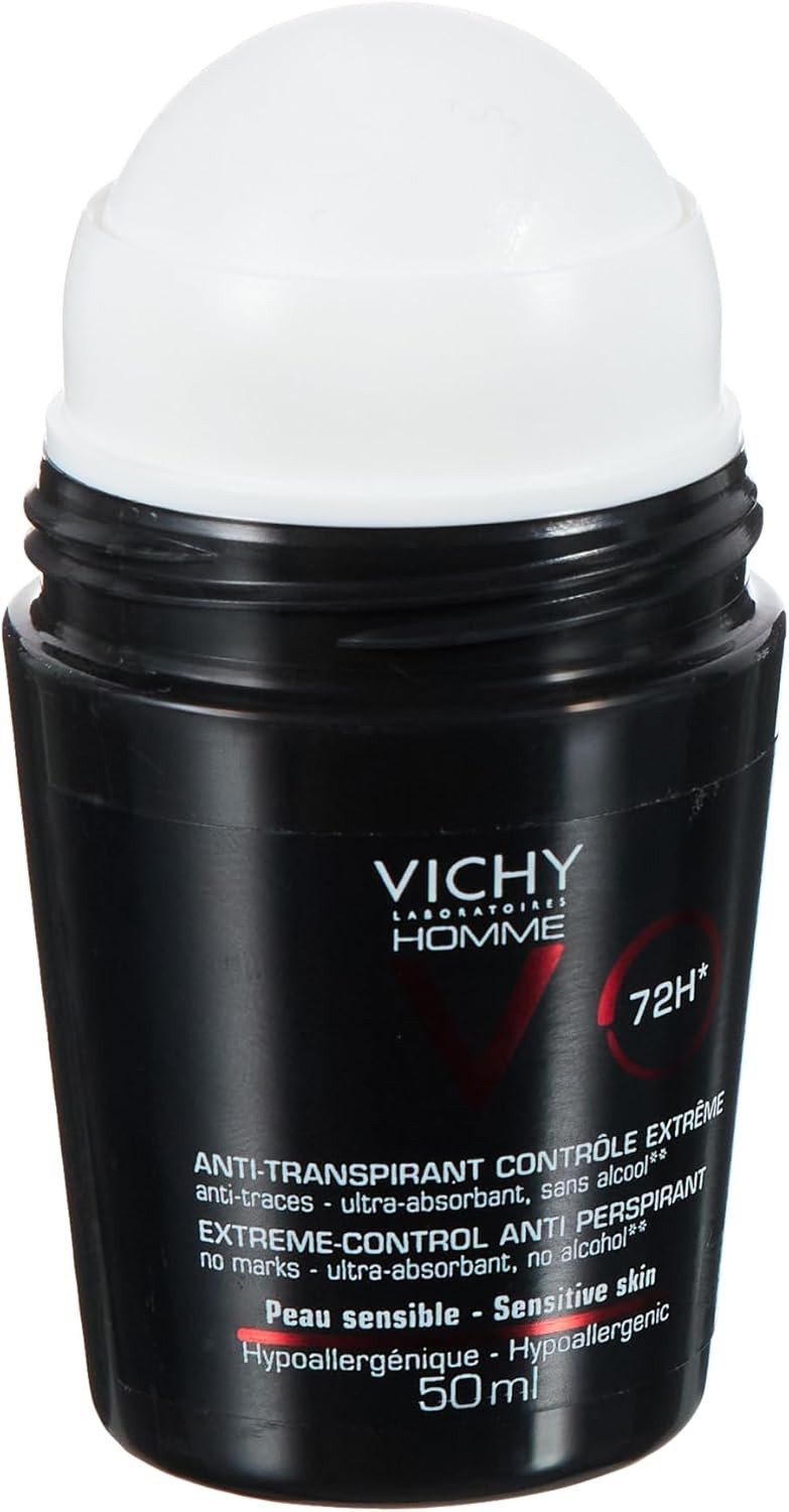 Vichy Homme Anti-Perspirant Roll-On for Men 50ml