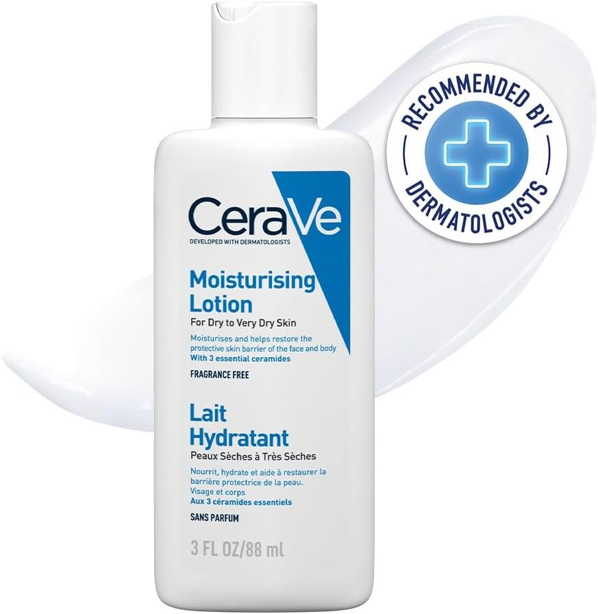 CeraVe Moisturizing Lotion for Face and Body – With Ceramides and Hyaluronic Acid 88 ml