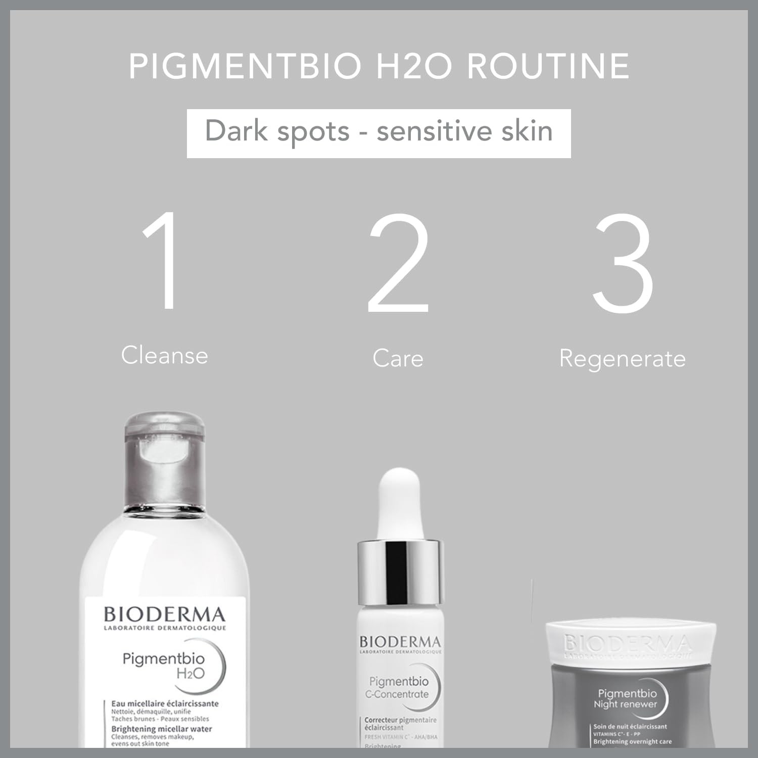 Bioderma Pigmentbio H2O Brightening Micellar Water For Skin Prone To Pigmentation Disorders, 250 ml