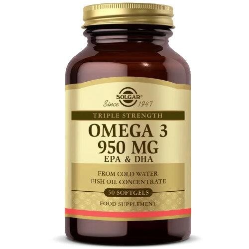 Solgar Omega-3 950 mg 50 Softgel Capsules