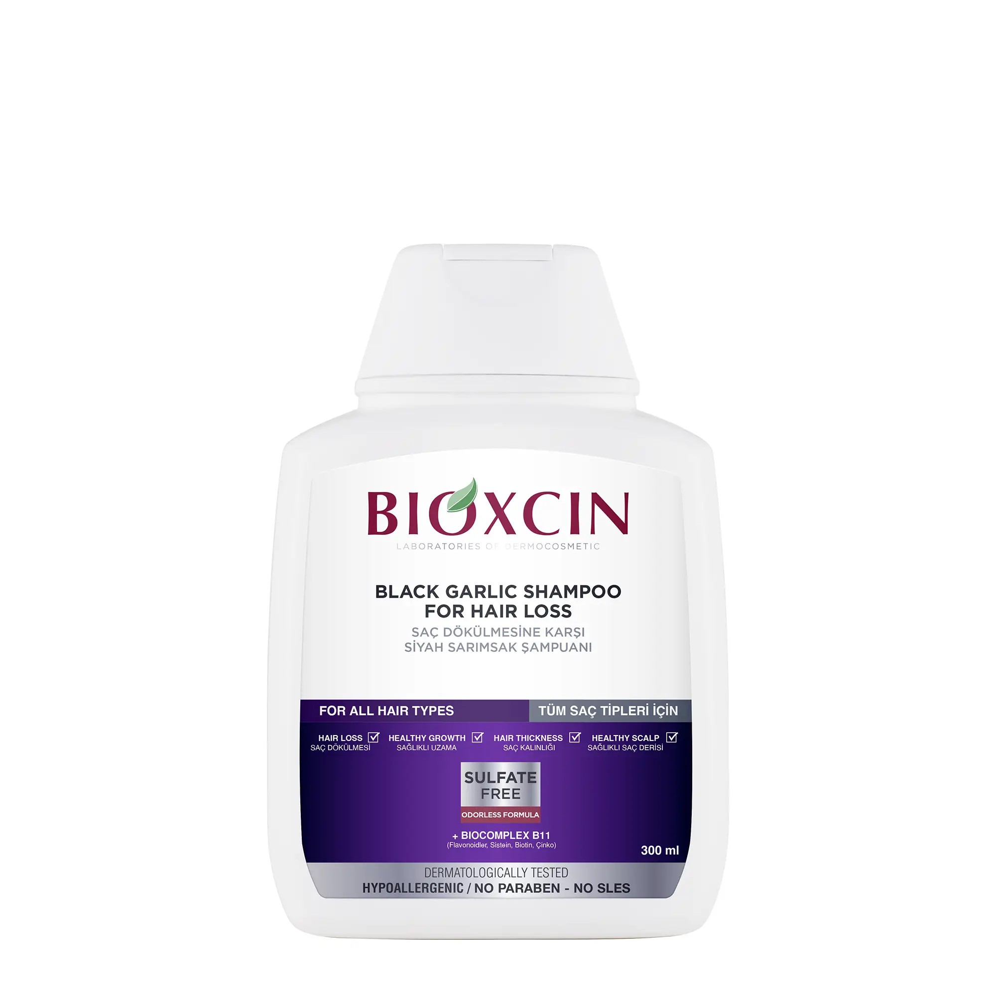 Bioxcin Quantum Black Garlic Shampoo 300 ml