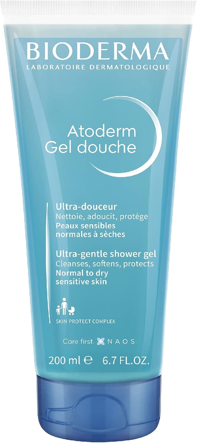 Bioderma Atoderm Shower Gel, Ultra-Gentle & Soap-Free, 200 ml