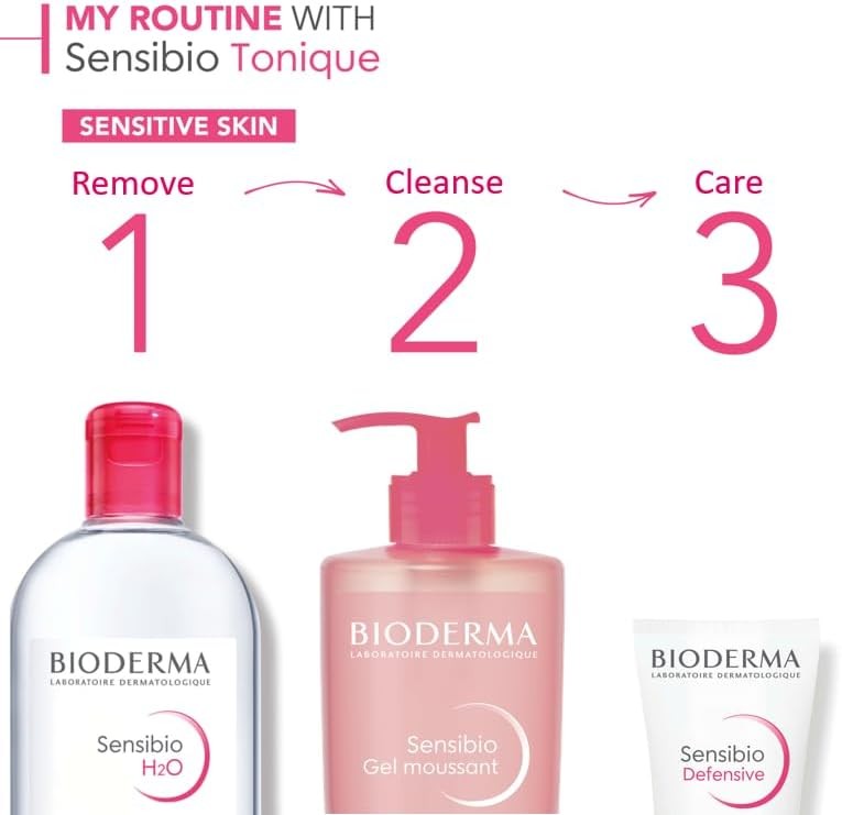 Bioderma Sensibio Soothing Micellar Cleansing Foaming Gel For Sensitive Skin, 500 ml