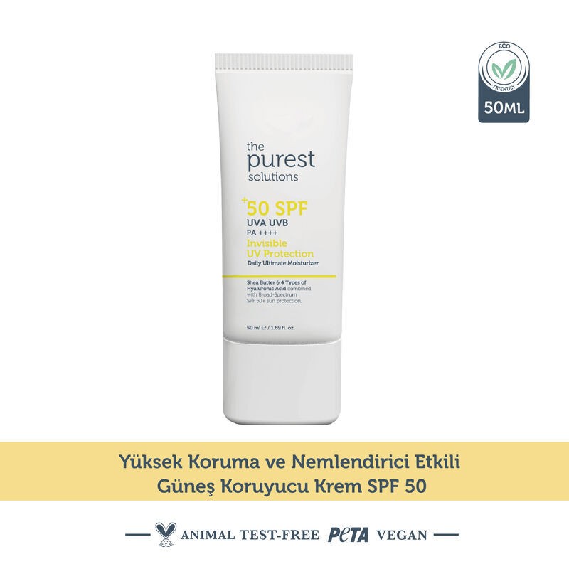 The Purest Solutions SPF50+ Invisible UV Protection Cream 50 ml